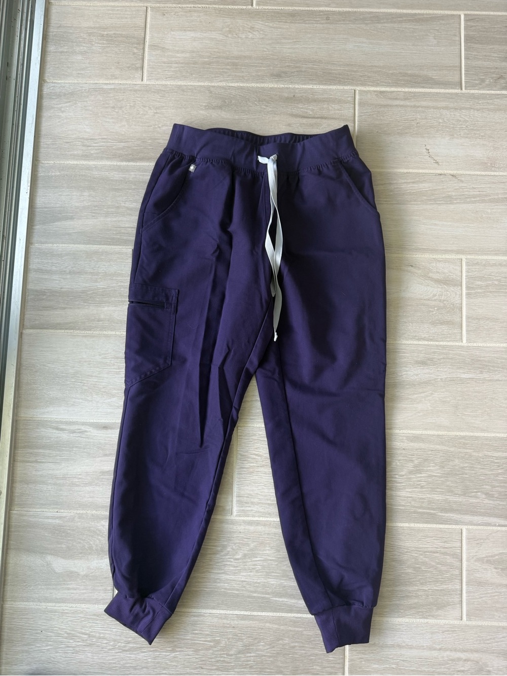 Figs Purple Jam High Waisted Zamora Joggers